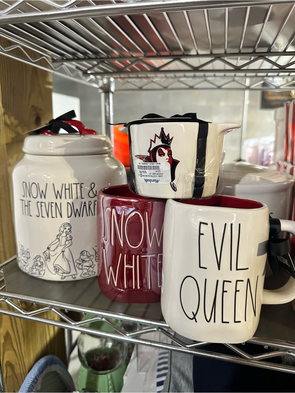 Rae Dunn Snow White "Evil Queen" Ceramic Set